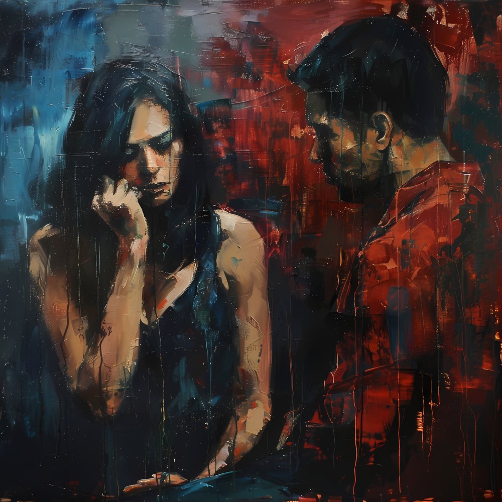 her made her cry, she called me for help