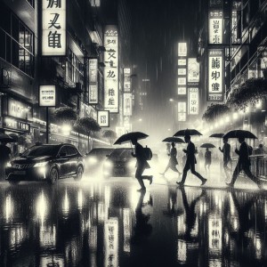Oasis of Sleep的專輯Heavy Overnight Rain in the City to Rest