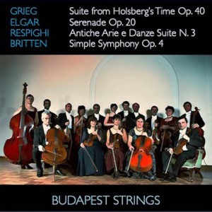 Budapest Strings的專輯Grieg: Suite from Holberg's Time, Op. 40 - Elgar: Serenade for String Orchestra, Op. 20 - Respighi: Antiche Arie e Danze Suite No. 3, IOR 4 - Britten: Simple Symphony, Op. 4