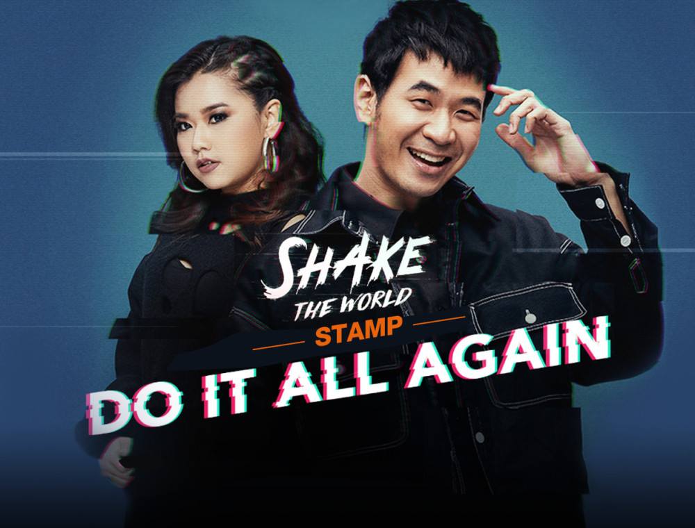 'Shake the World ' Do it all Again - Stamp 