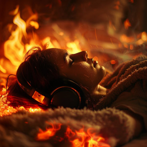 อัลบัม Binaural Fire Lullaby: Sleep Rhythms ศิลปิน 432Hz Destroy Unconcsious Blockages