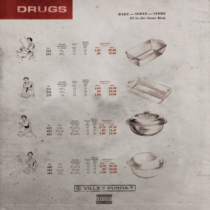Listen to Drugs (feat. Pusha T) (Explicit) song with lyrics from Villz