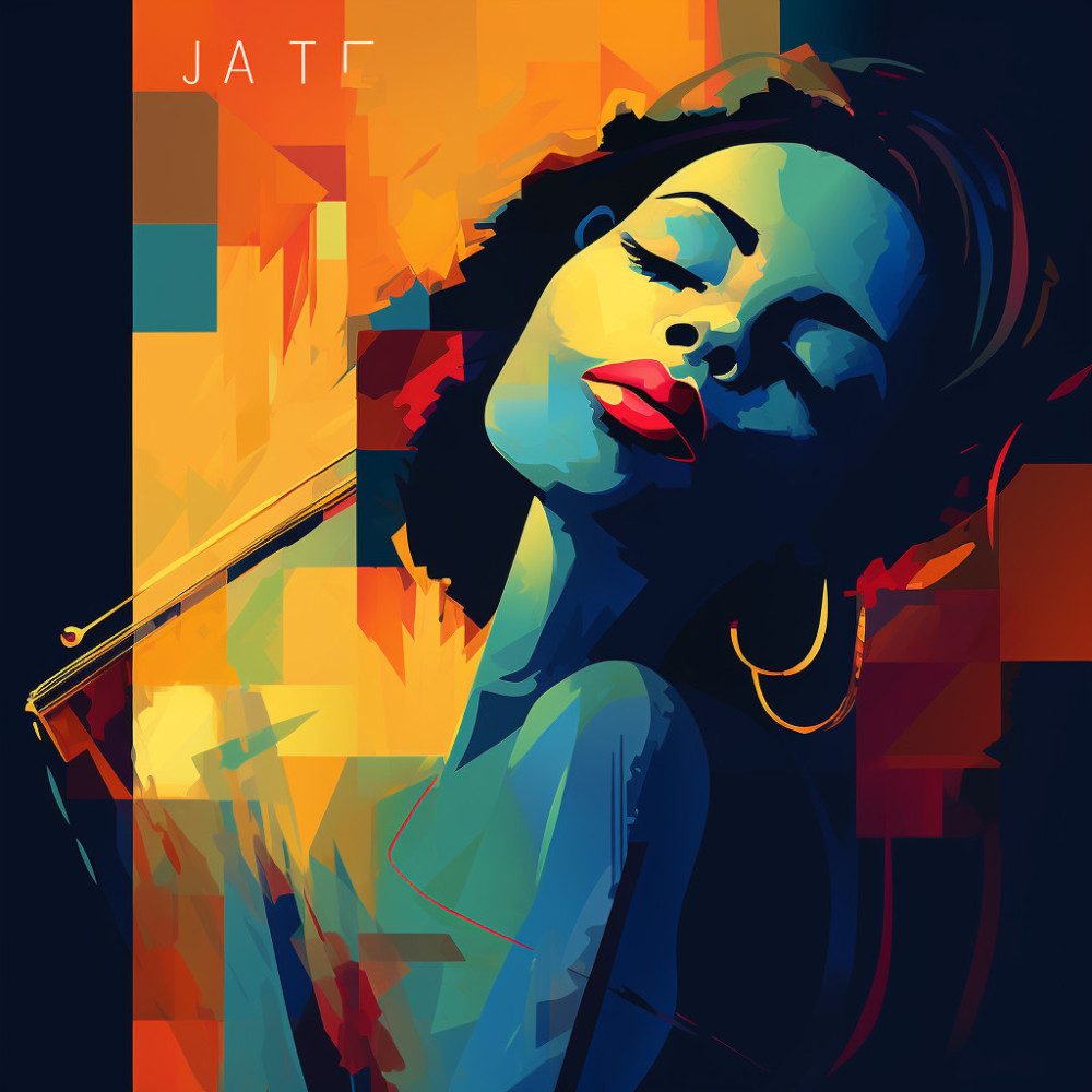 Jazz Music Neon Groove