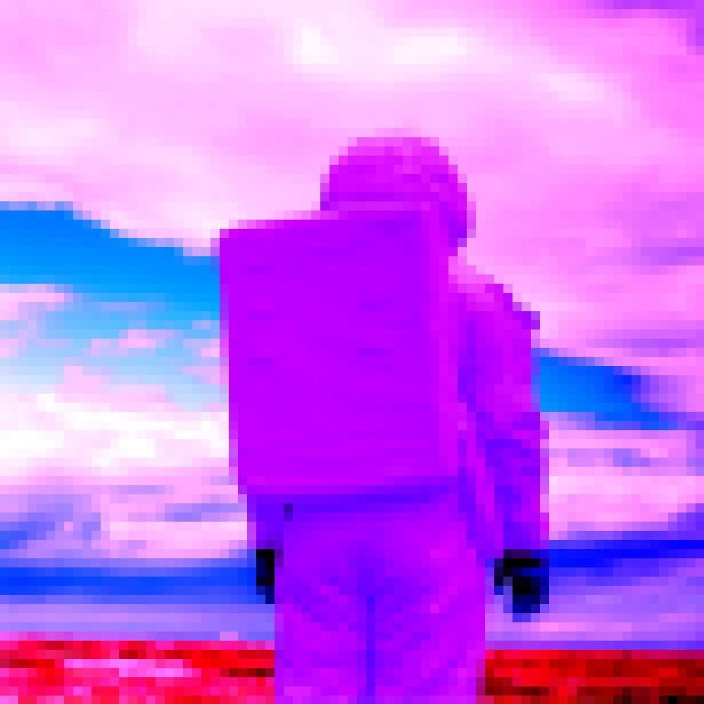 Purple Spacesuit