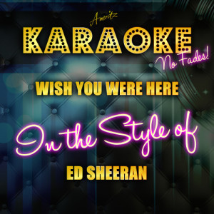 收聽Ameritz Top Tracks的Wish You Were Here (In the Style of Ed Sheeran) [Karaoke Version] (Karaoke Version)歌詞歌曲
