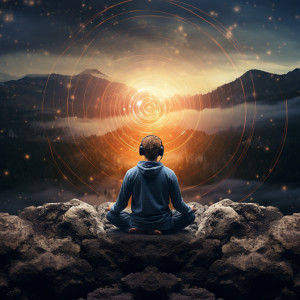 Solfeggio Frequencies Healing的專輯Calm Depths: Binaural Meditation Bliss