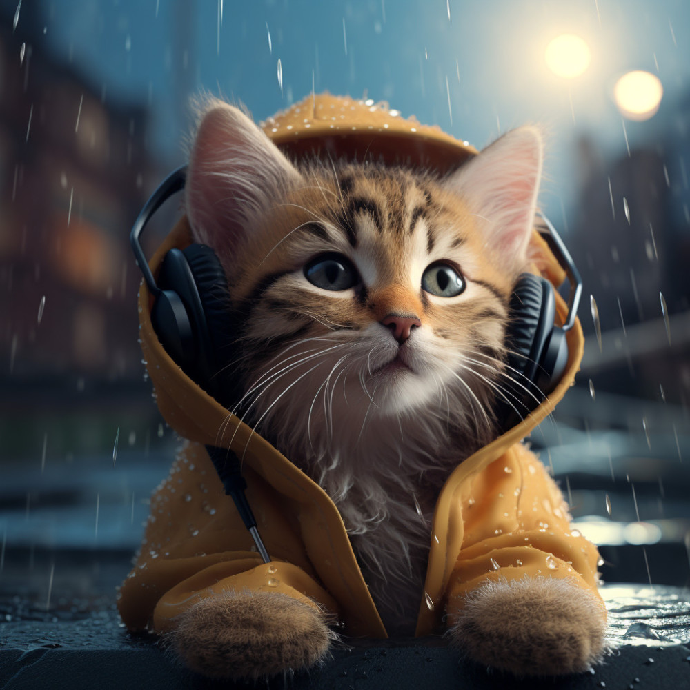 Rainy Window Cats Dream