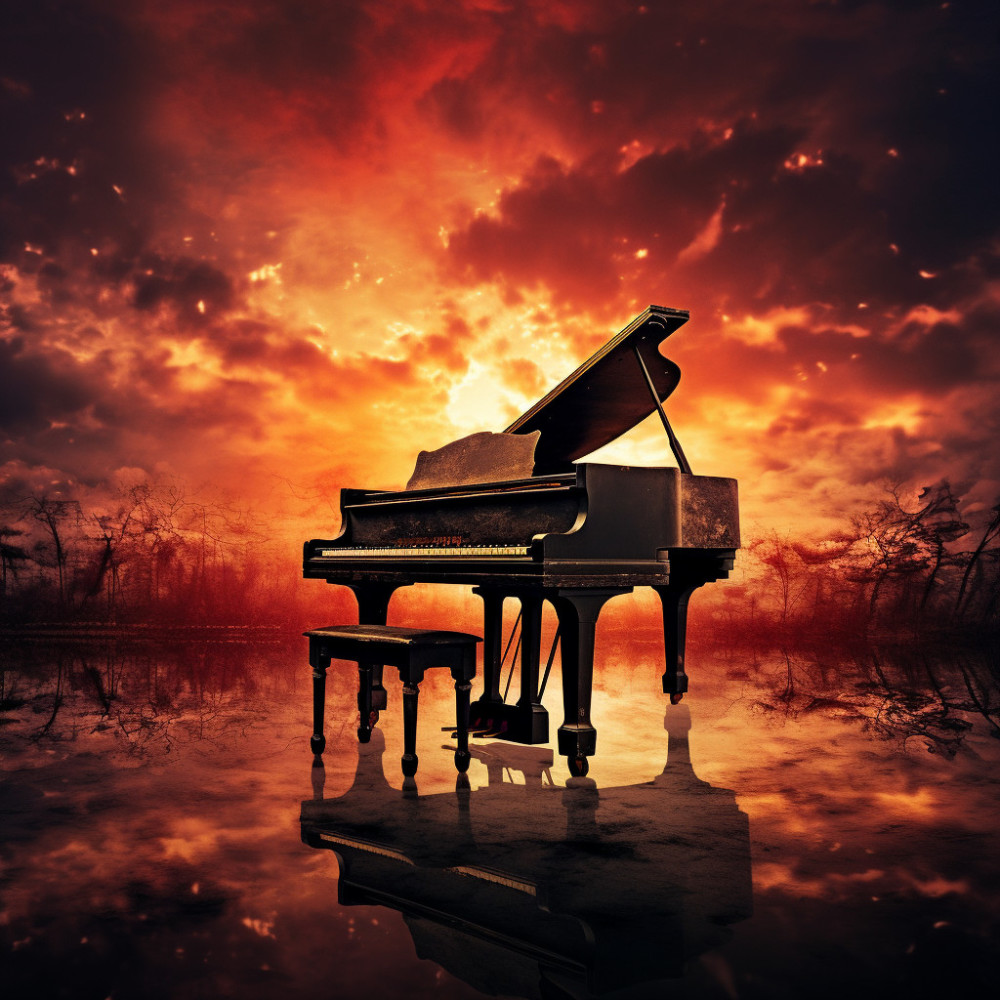 Piano Calm Dusk Embrace