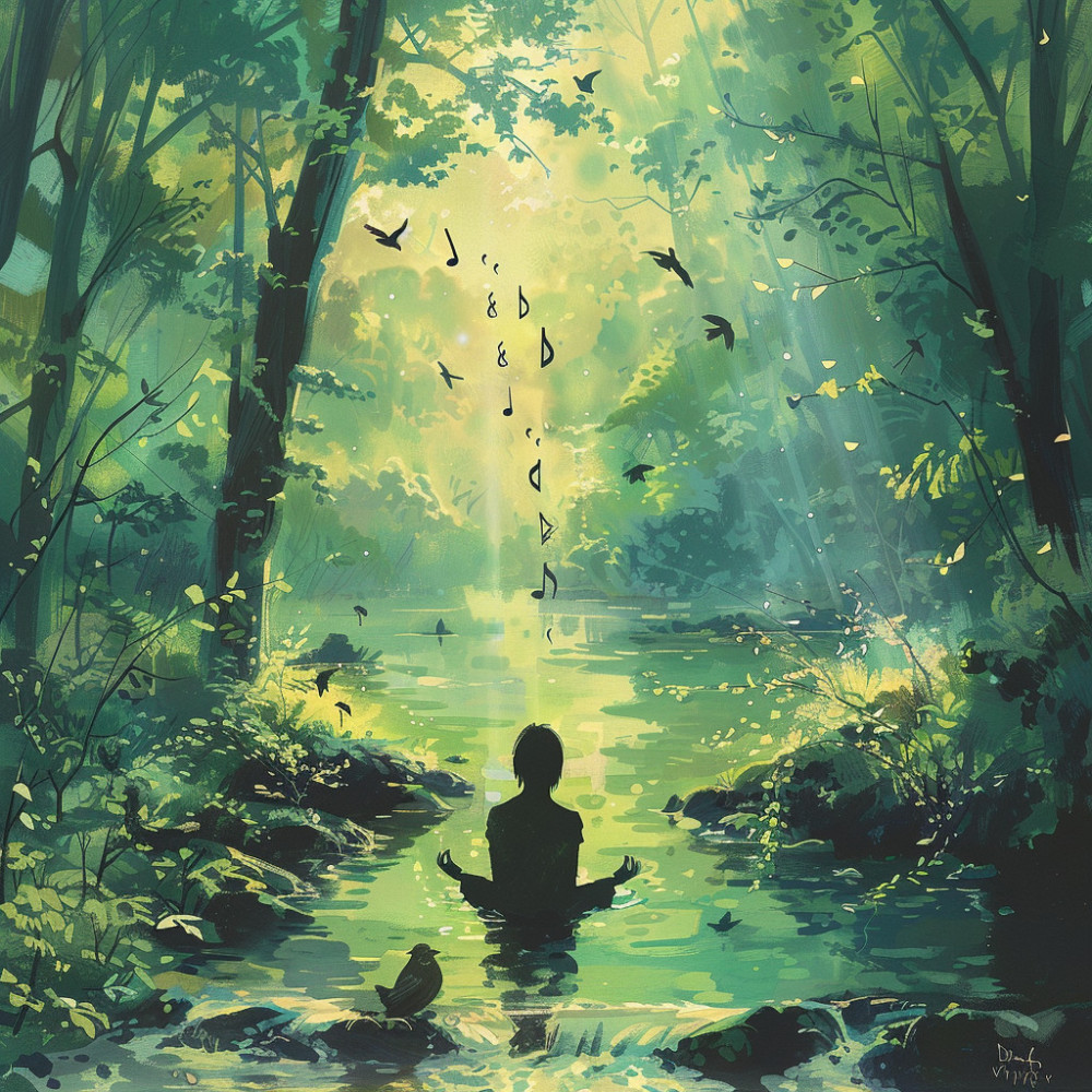 Birds in Forest Calm
