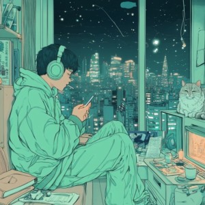 Dengarkan lagu 夜 寝れる 音楽 nyanyian Chill Music dengan lirik