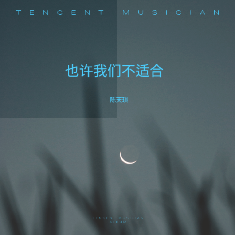 也许我们不适合 (伴奏)