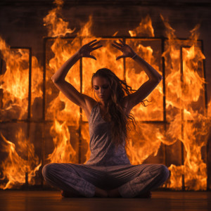 Deep Relaxation Exercises Academy的專輯Relaxing Inferno: Peaceful Fire Nocturne