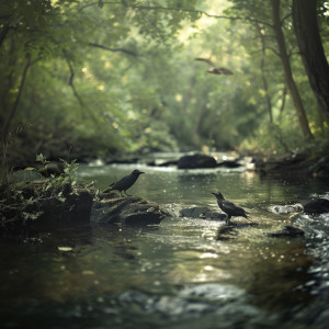 อัลบัม Binaural Meditation in Nature with Creek and Birds ศิลปิน Brain Timbre