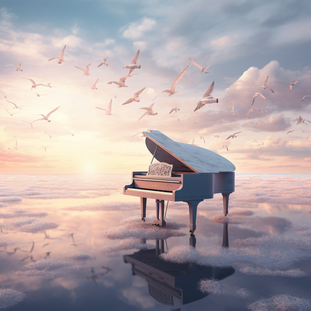 Reverberating Piano Rhythmic Flow