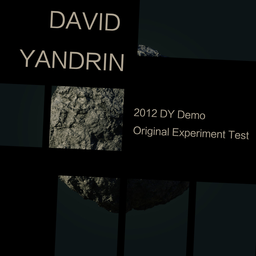 2012 DY Demo Original Experiment Test (No Mixing and No Mastering)