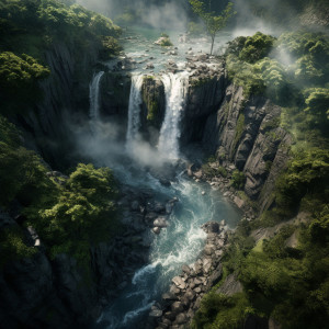 Dreamy Thoughts的專輯Waterfall Zen: Tranquil Sounds for Deep Meditation