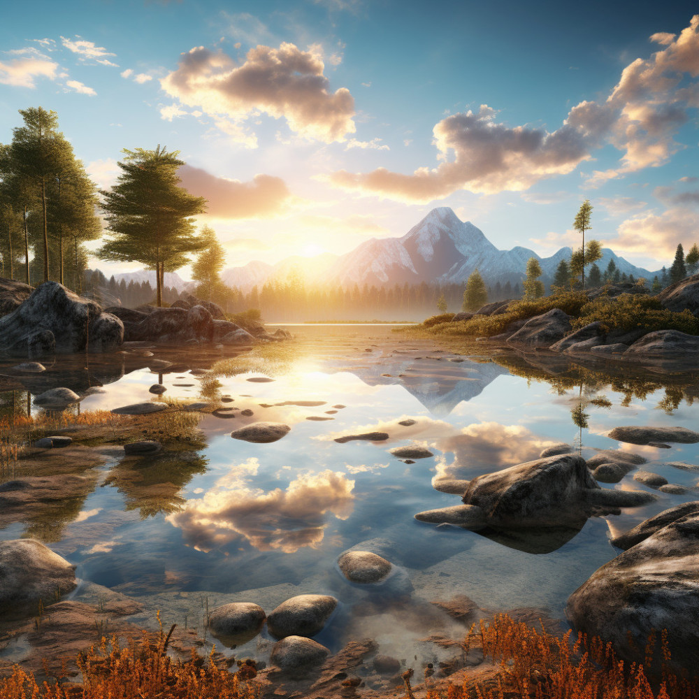 Peaceful Ambient Binaural Landscapes