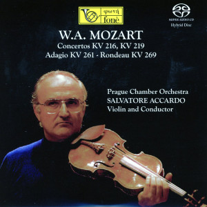 Album W.A. MOZART - Concertos KV 216, KV 219 - Adagio KV 261 - Rondeau KV 269 from Prague Chamber Orchestra