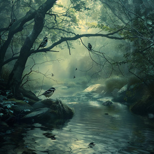 Healing Water Sounds的專輯Gentle Nature Retreat: Relaxing Binaural Creek and Birds