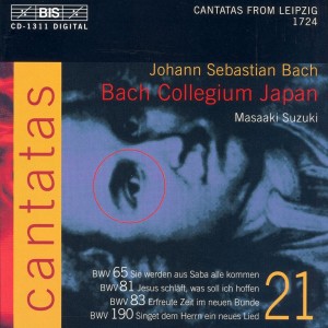 Album Bach, J.S.: Cantatas, Vol. 21  - Bwv 65, 81, 83, 190 from Robin Blaze