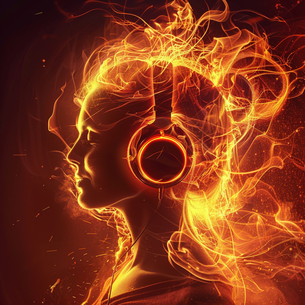 Flame's Vibrant Echo