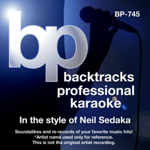 Karaoke - In the Style of Neil Sedaka (Karaoke Version)