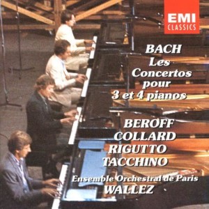 Michel Beroff的專輯Bach - Concertos Pour 3 Et 4 Pianos