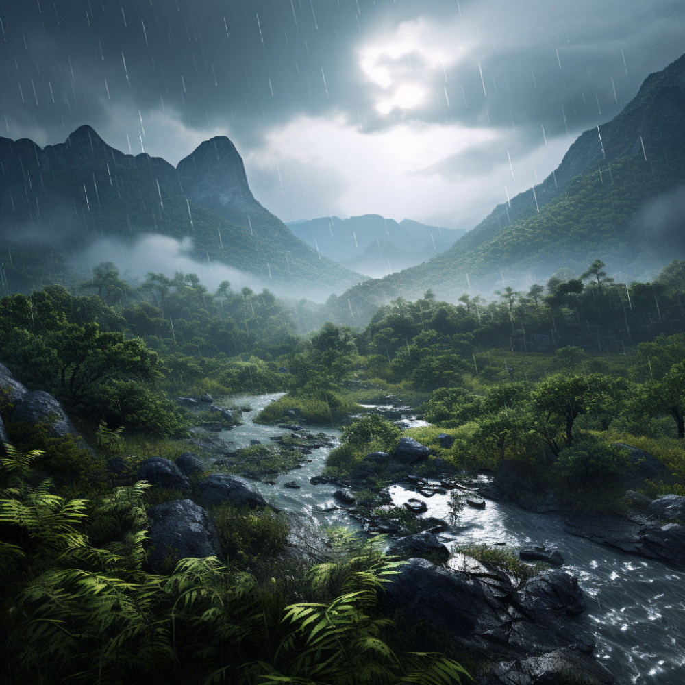 Baby's Calm Rain Echoes