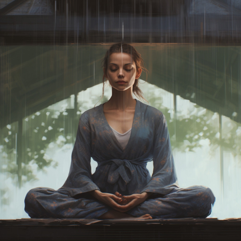 Melodía De Meditación De Gotas De Lluvia