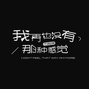 Listen to 我再也没有那种感觉 song with lyrics from 不跑调