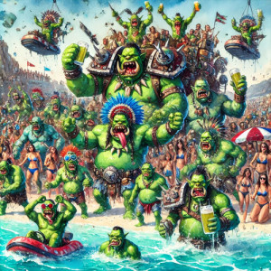 Listen to Orks Invade Ibiza song with lyrics from Guantanamo Bae