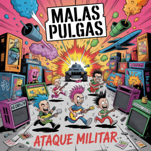 Album Ataque Militar from Malas Pulgas