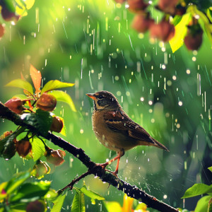 อัลบัม Rain Symphony: Binaural Birds for Sleep - 80 88 Hz ศิลปิน Rain for Deeper Sleep