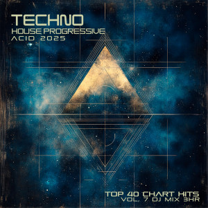 อัลบัม Techno House Progressive Acid 2025 Top 40 Chart Hits, Vol. 7 DJ Mix 3Hr ศิลปิน House Music