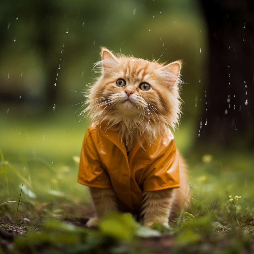 Canción Lluviosa De Los Felinos
