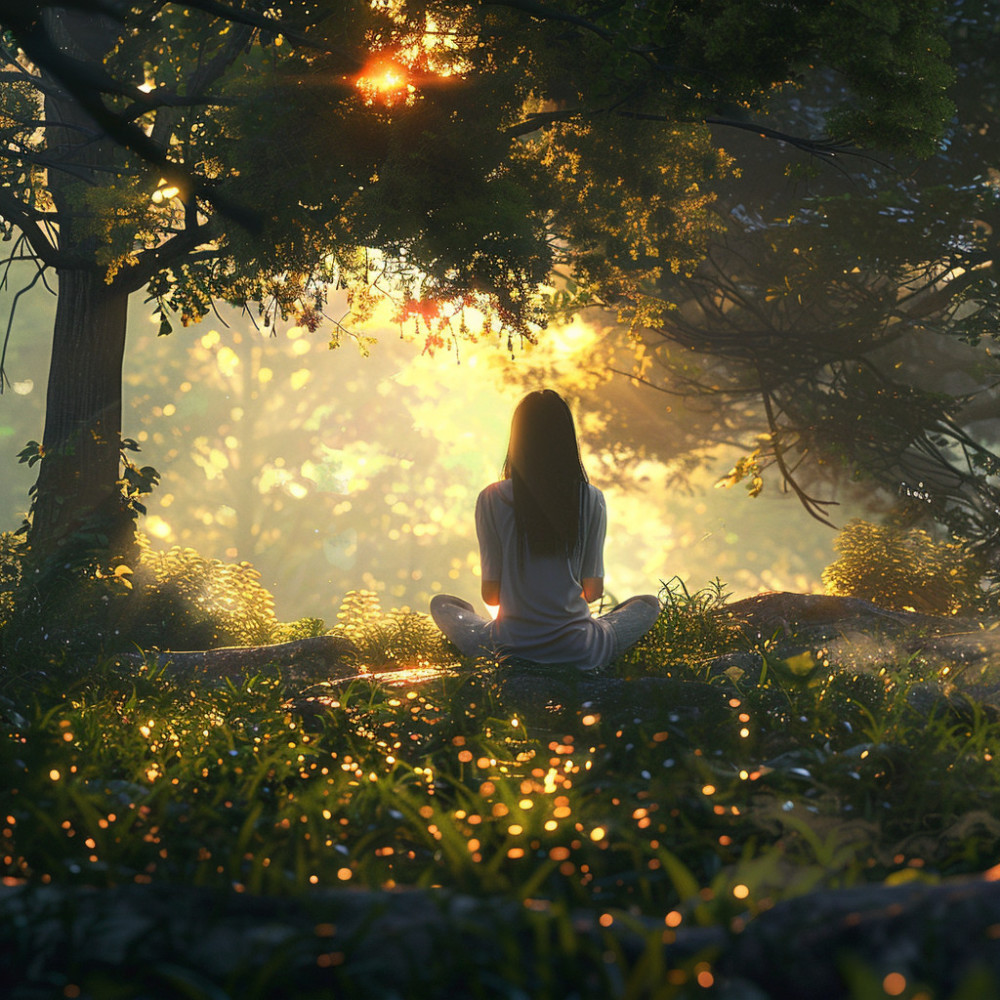 Peaceful Harmony Quiets Thoughts