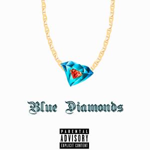 Dengarkan lagu Blue Diamonds ((Explicit)) nyanyian Skinny Flex dengan lirik