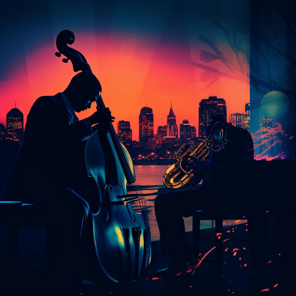Jazz Music Colorful Echo