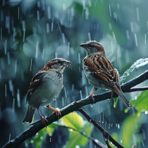 Baby Calming Resting的專輯Gentle Baby Sleep with Binaural Nature Rain and Birds