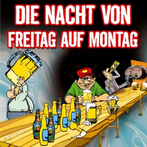 Album Die Nacht von Freitag auf Montag from Partygang