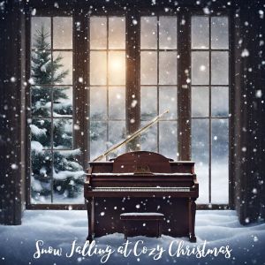 Snow Falling at Cozy Christmas (Beautiful Piano)
