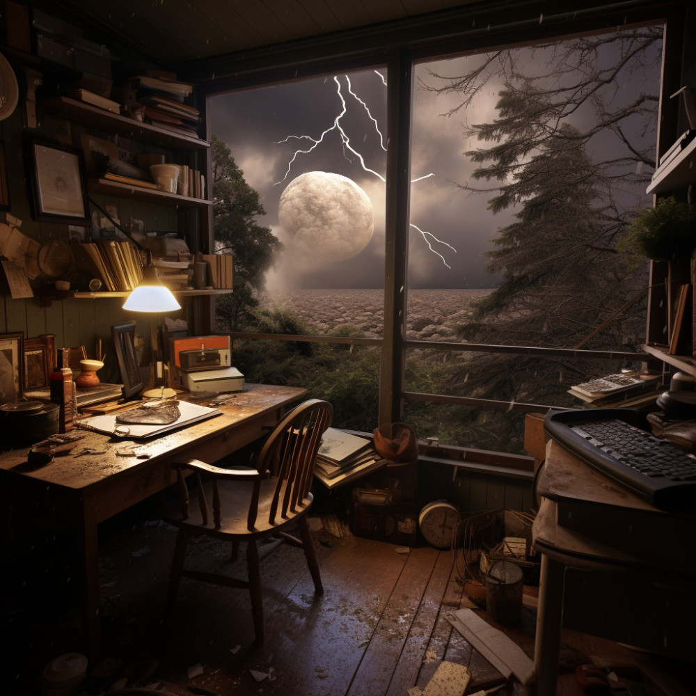 Ambient Calm Thunder Echo