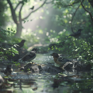 อัลบัม Deep Sleep Binaural Sounds of Nature Creek and Birds ศิลปิน Sleep Sounds