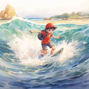 Surfing - Lo-Fi music from Pokémon Red & Blue dari Lucas Guimaraes