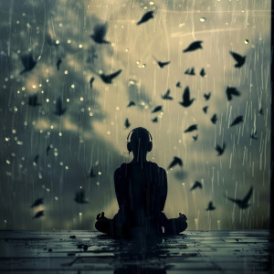 Sacred Frequencies的專輯Binaural Rain Meditation: Birds and Nature’s Harmony - 80 88 Hz