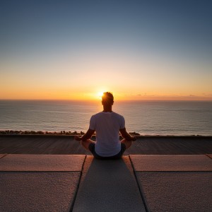 Meditation Music Therapy的專輯Lofi Meditation: Between the Earth, the Sky, and the Stillness Within