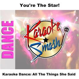 ดาวน์โหลดและฟังเพลง All The Things She Said (Karaoke-Version) As Made Famous By: Tatu พร้อมเนื้อเพลงจาก Karaoke