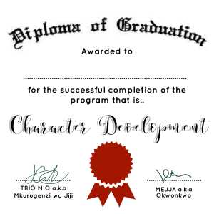 ดาวน์โหลดและฟังเพลง Character Development พร้อมเนื้อเพลงจาก Trio Mio