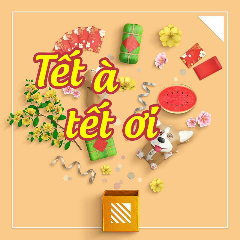 Tết đang vào nhà