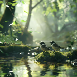 Mind Medicine的專輯Creek’s Soothing Sleep: Binaural Birds and Nature’s Rest - 92 88 Hz